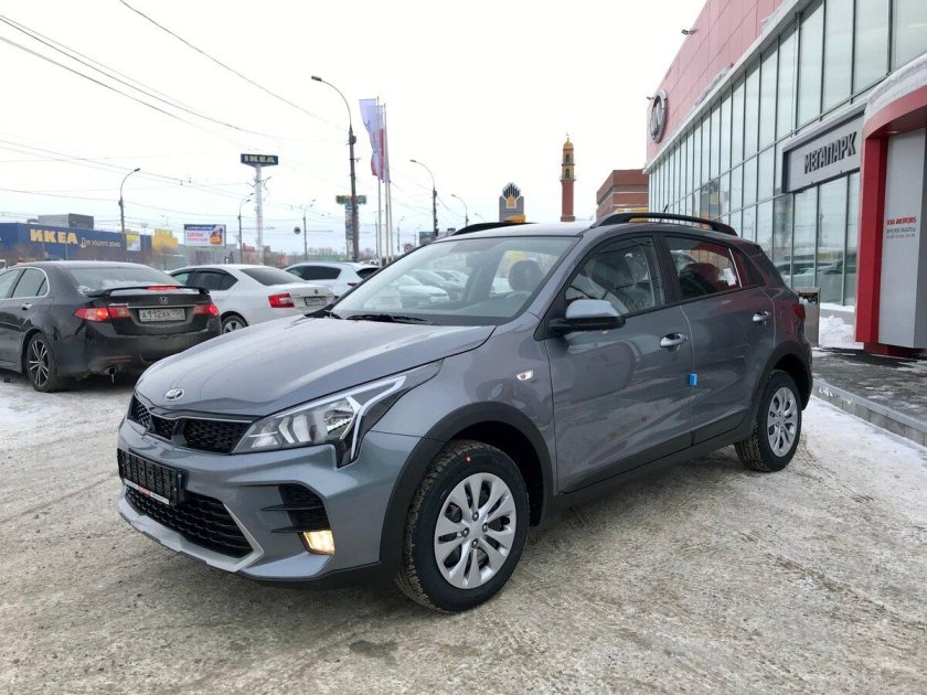Kia Rio x серый 2021