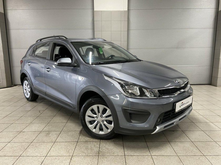 Чёрный Kia Rio x-line IV 1.6 at (123 л.с.) с пробегом