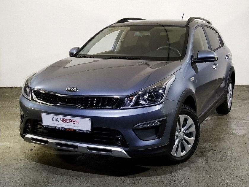 Серый Kia Rio x IV Рестайлинг 1.6 at (123 л.с.) с пробегом
