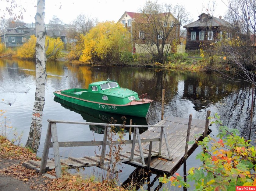 Река Соломбалка Архангельск