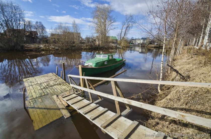 Река Соломбалка Архангельск
