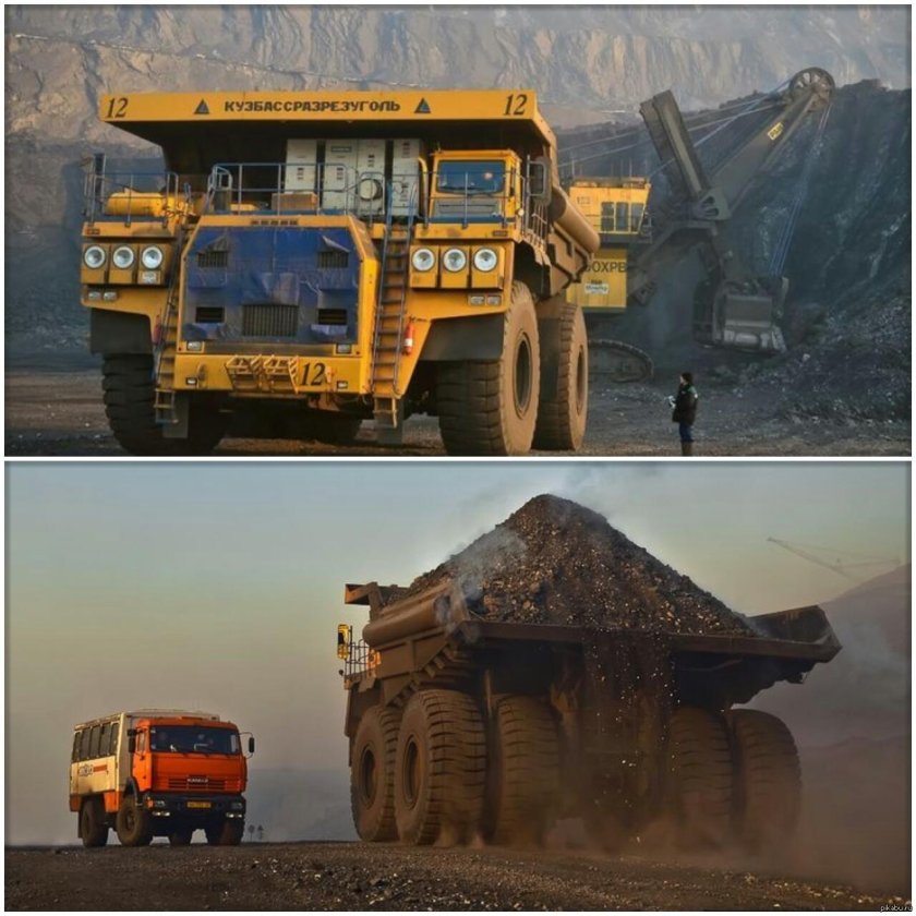 Карьерный самосвал БЕЛАЗ 75600