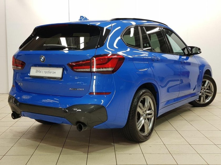 BMW x1 синий Мизано