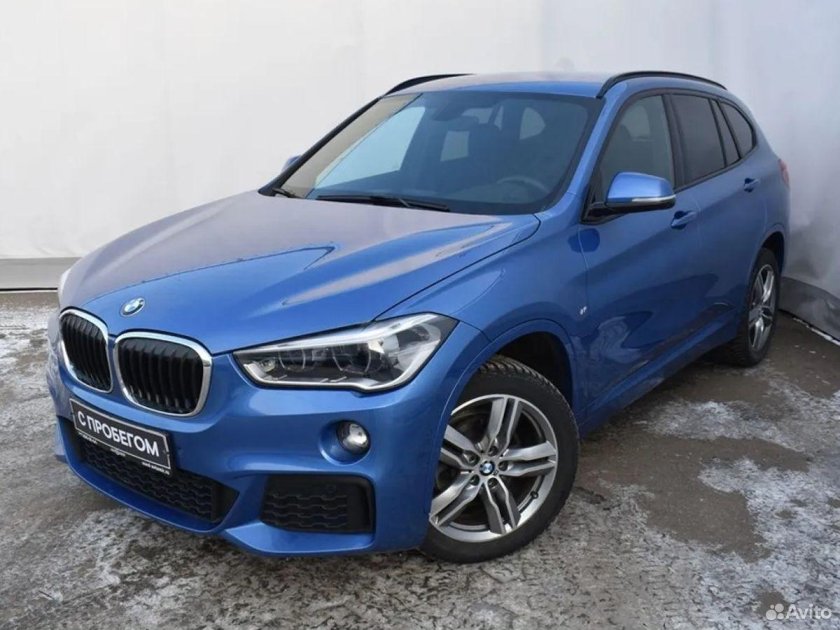 BMW x1 f48 синий