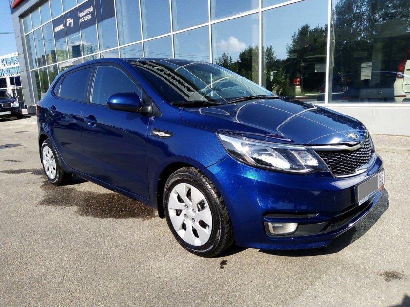 Kia Rio 3 синяя