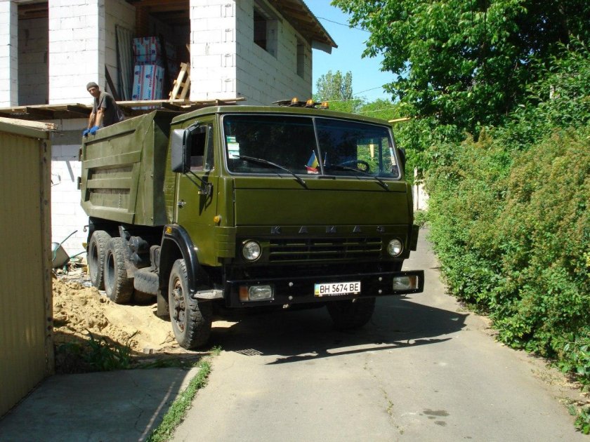 КАМАЗ 5511 зеленый