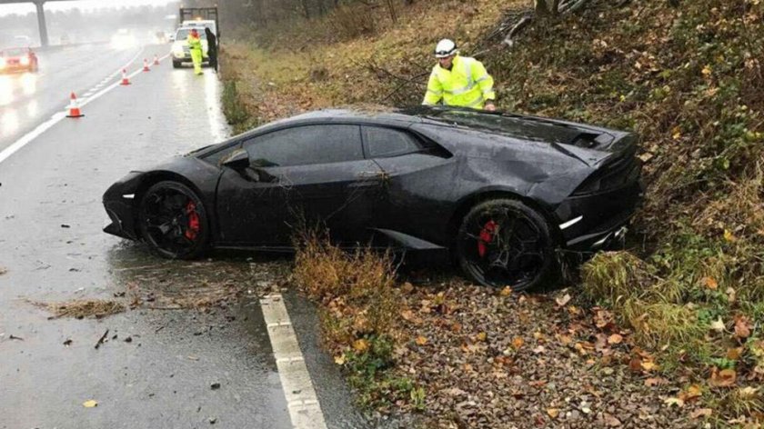 Ламборджини авентадор авария
