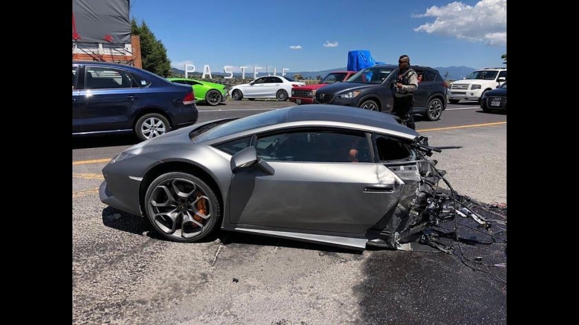 Ламборгини Хуракан Влада а4 разбитый