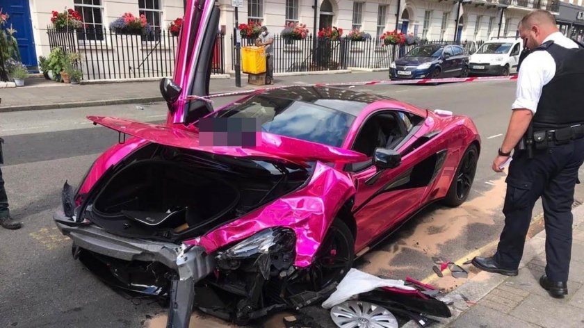 Макларен 570s ДТП