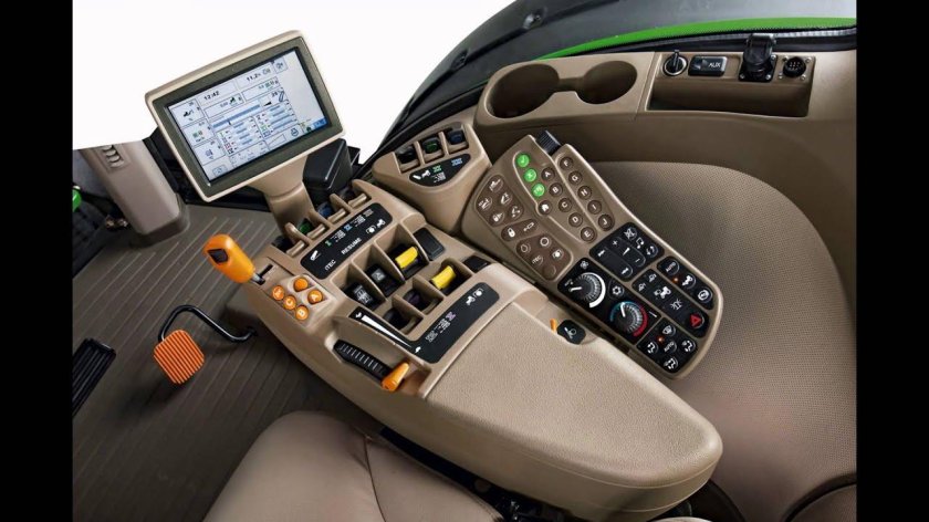 John Deere 6r кабина