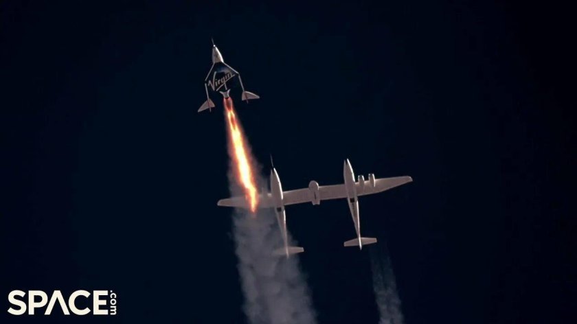Virgin Galactic полет