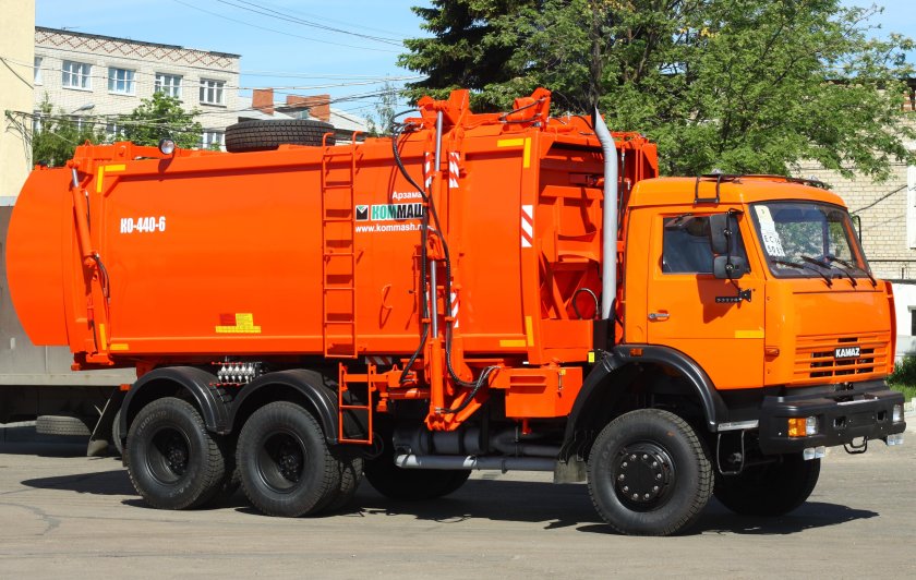 Мусоровоз ко-440-6 КАМАЗ