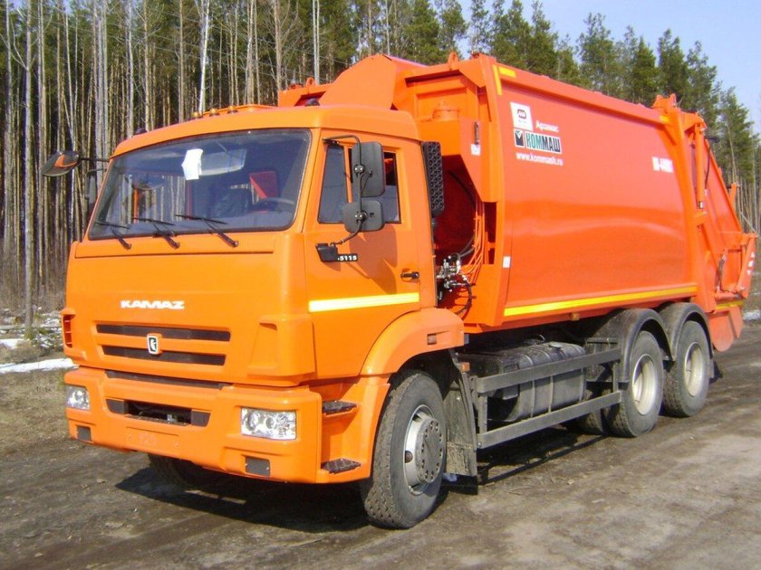 Мусоровоз КАМАЗ С задней загрузкой ко 440в