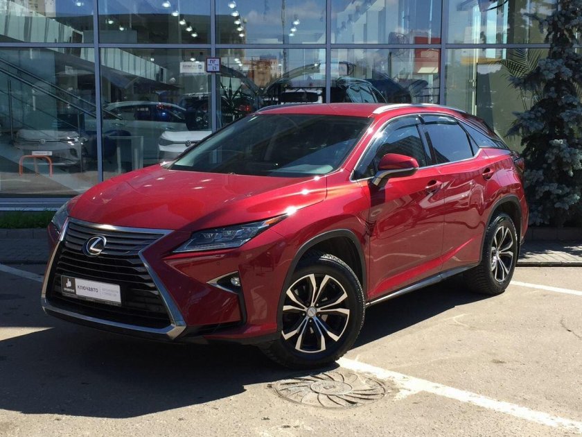 Красный Лексус