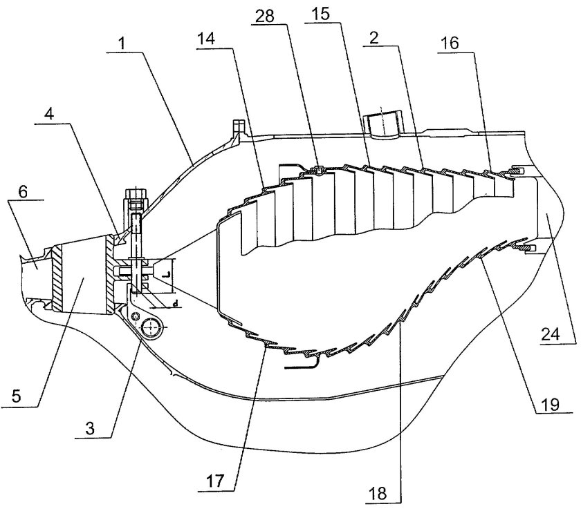 Кольцевая камера сгорания ГТД