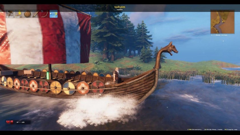 Valheim Драккар