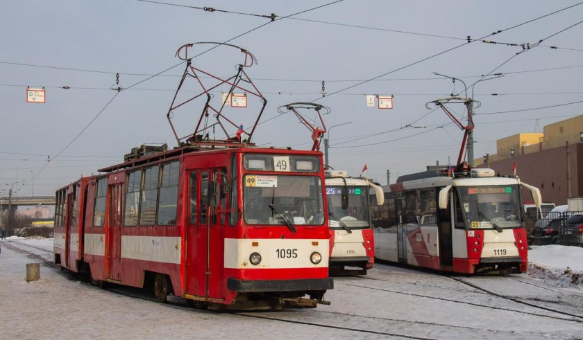 Трамвай Санкт Петербург ЛВС 86к