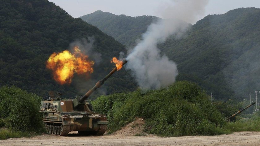 155-Мм САУ k9 Thunder