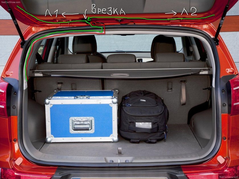 Киа Спортаж багажник