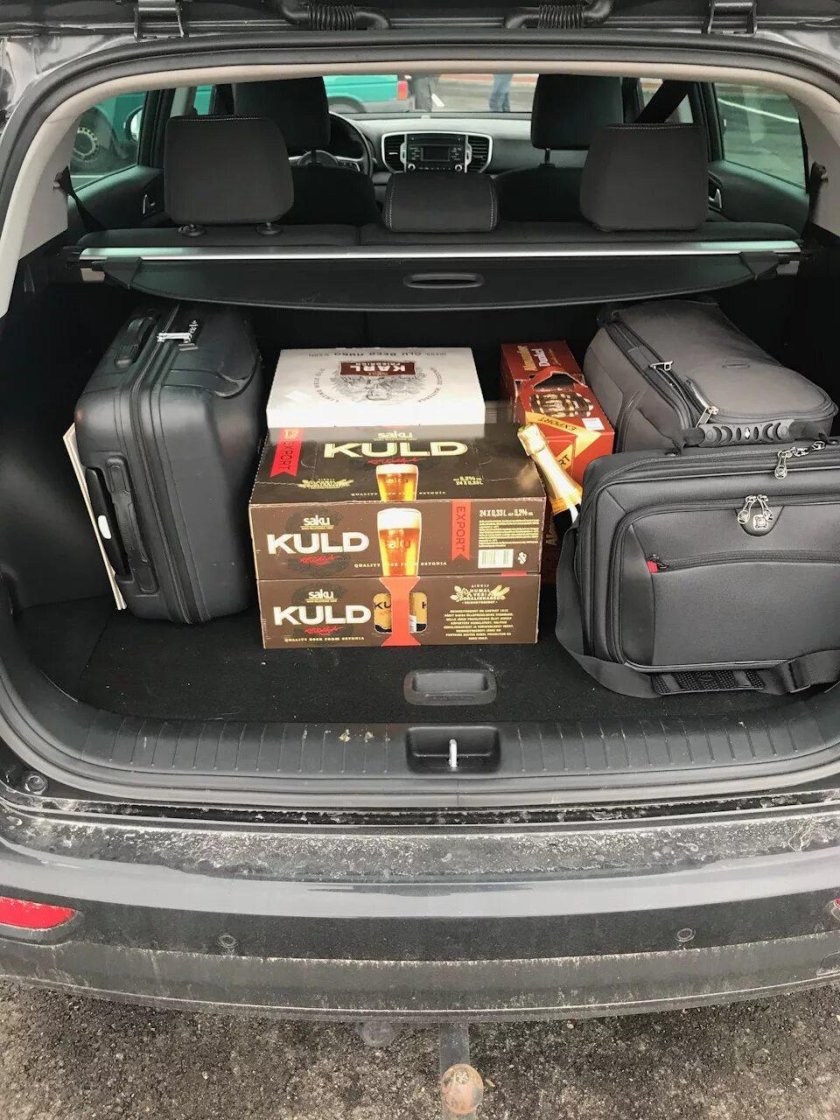 Kia Sportage 2002 багажник