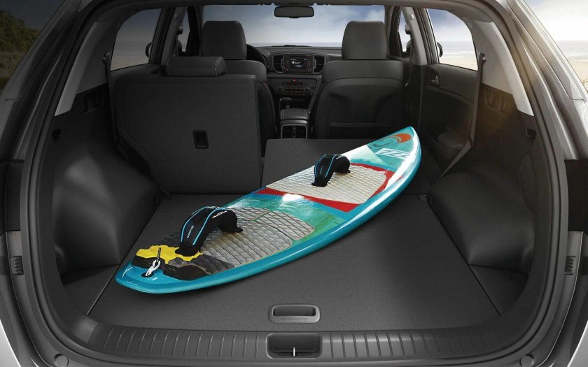 Киа Спортейдж 2022 багажник