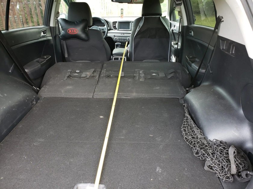 Габариты багажника Киа Спортейдж