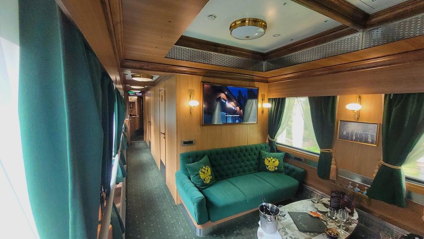 Ретропоезд Рускеала