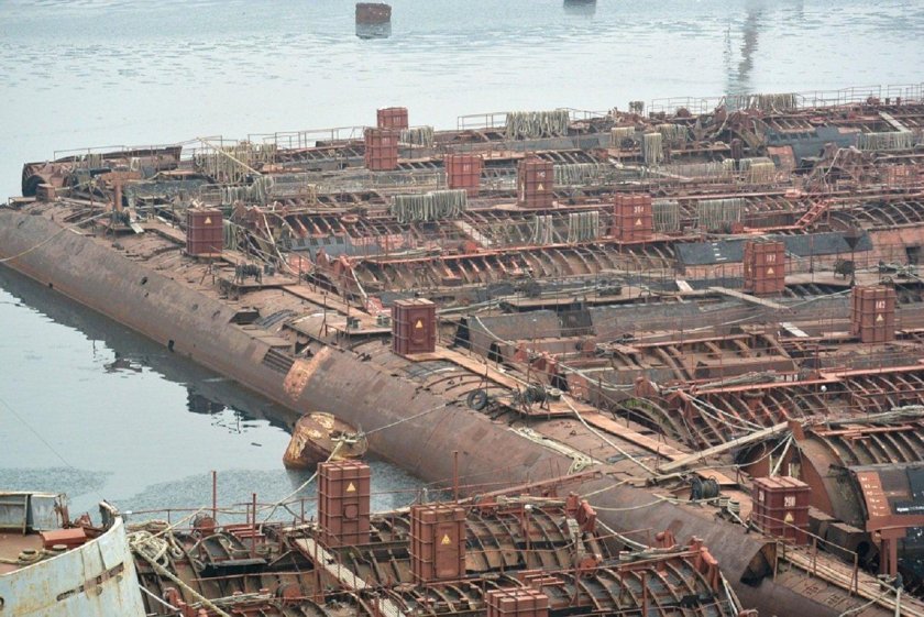 Кладбище атомных подводных лодок Мурманск
