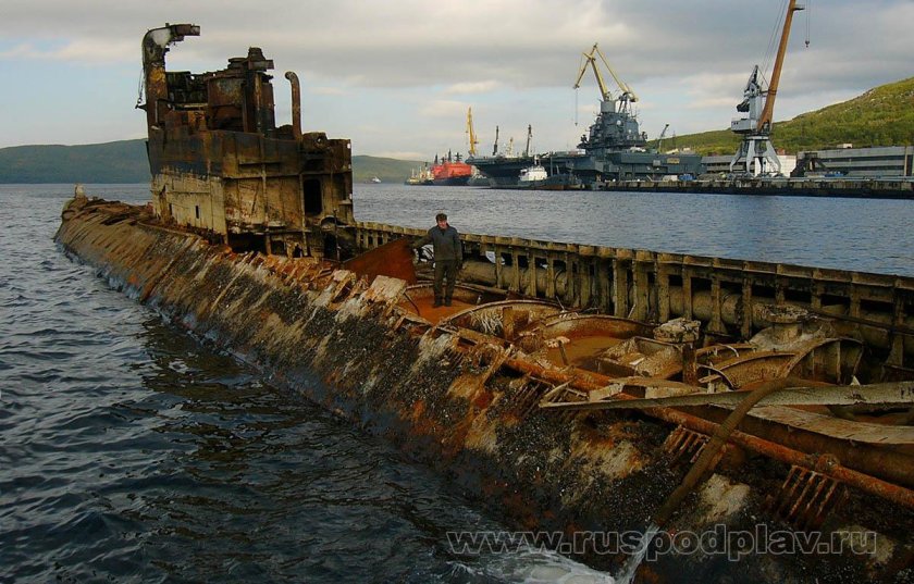 Кладбище атомных подводных лодок Мурманск