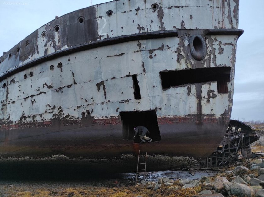 Кладбище кораблей Мурманск