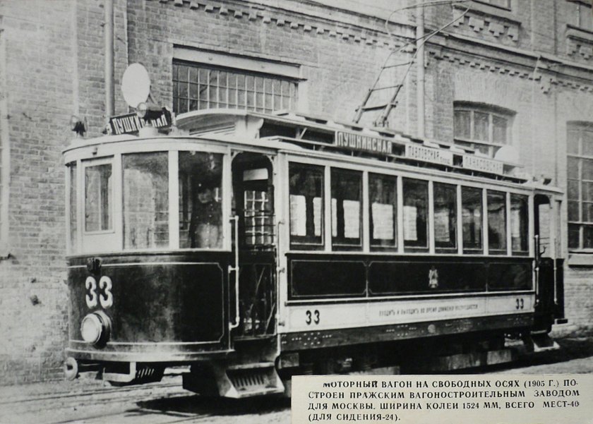 Первый Московский трамвай 1899