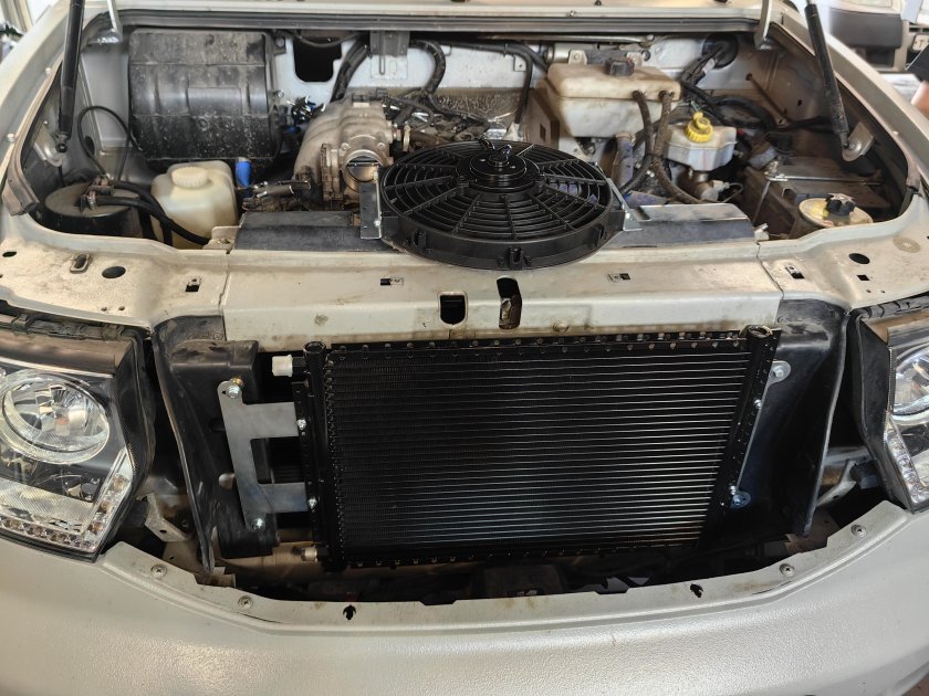 Радиатор УАЗ Патриот с кондиционером