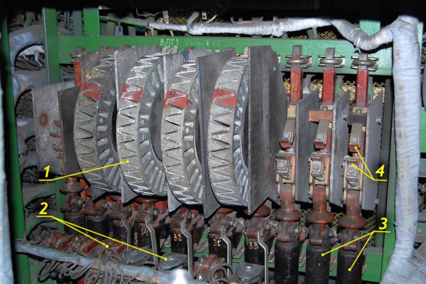 Контактор ослабления поля вл80с