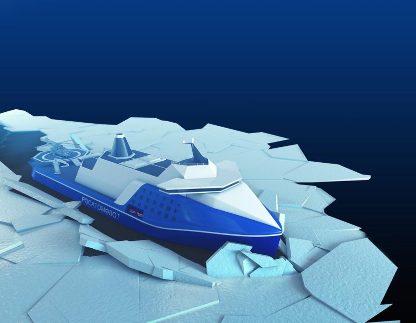 Атомный ледокол проекта 10510 Россия