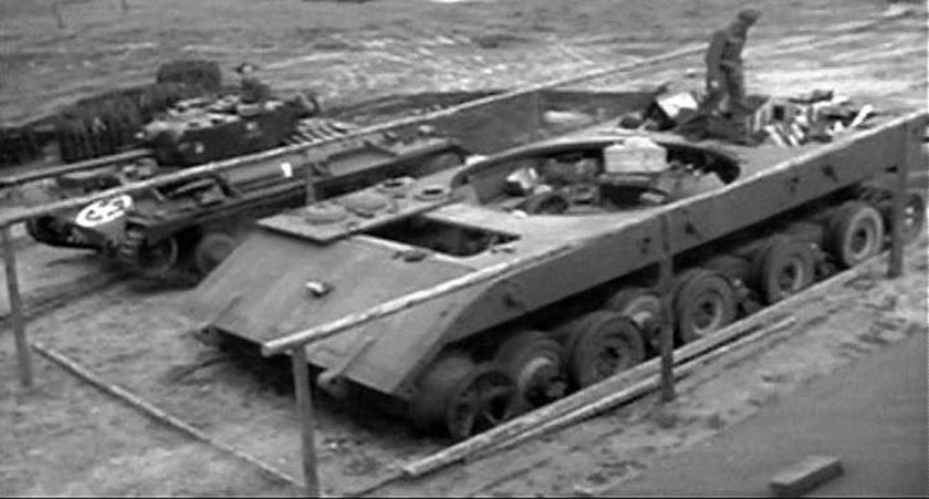 Корпус танка e100