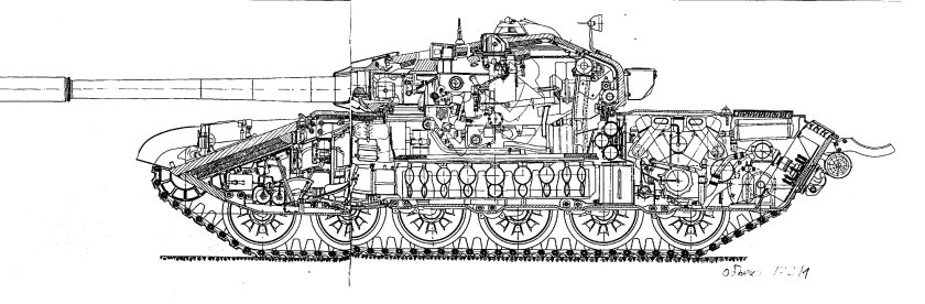 Танк т-72 схема