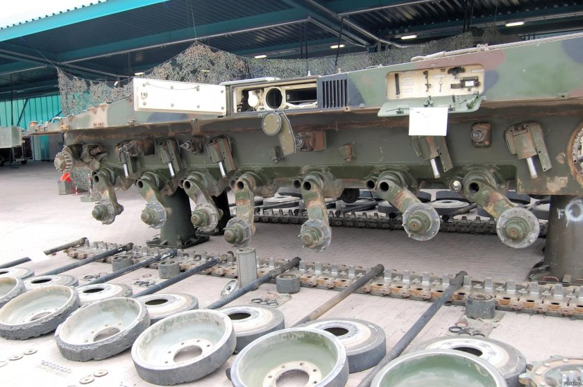 Ходовая часть танка леопард 2а6