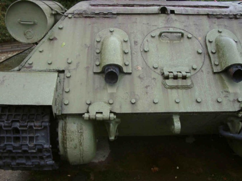 Танк т34 сзади