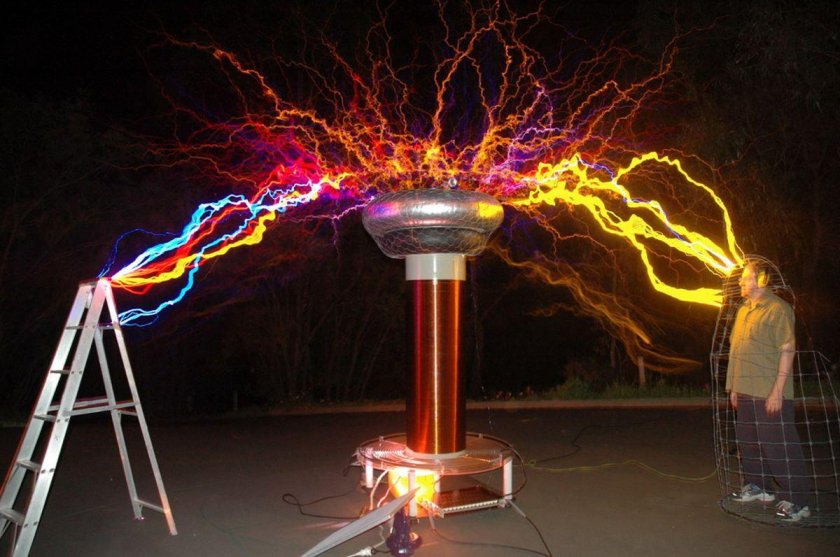 Никола Тесла изобретения катушка Теслы