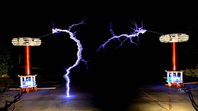 Никола Тесла катушка Теслы