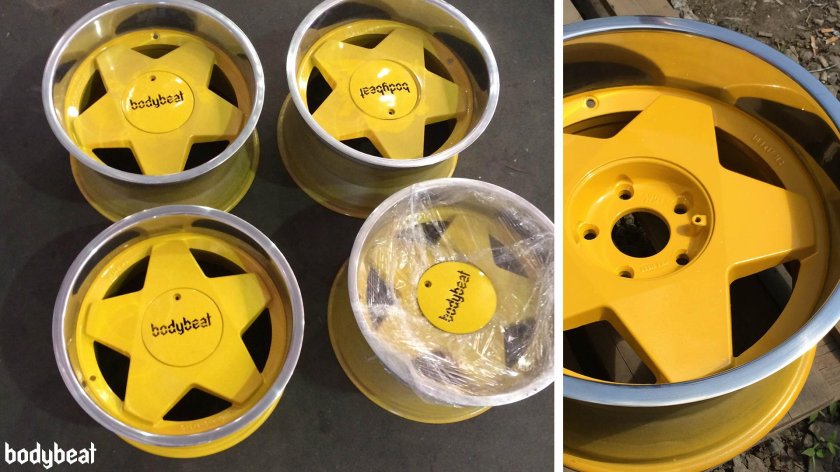 Желтые литые диски