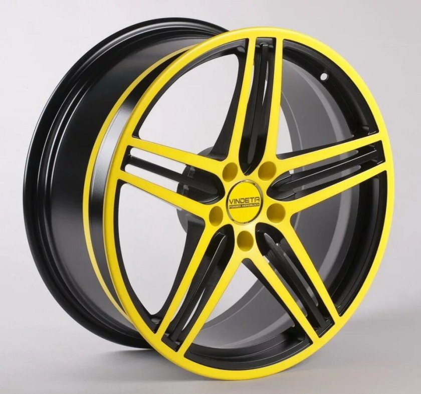 Желтые литые диски