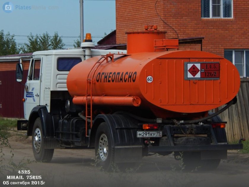 КАМАЗ бензовоз категория с
