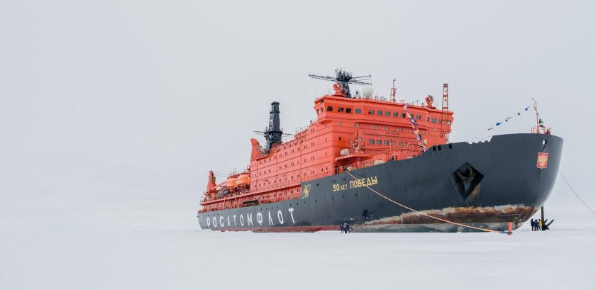 50 Лет Победы атомный ледокол