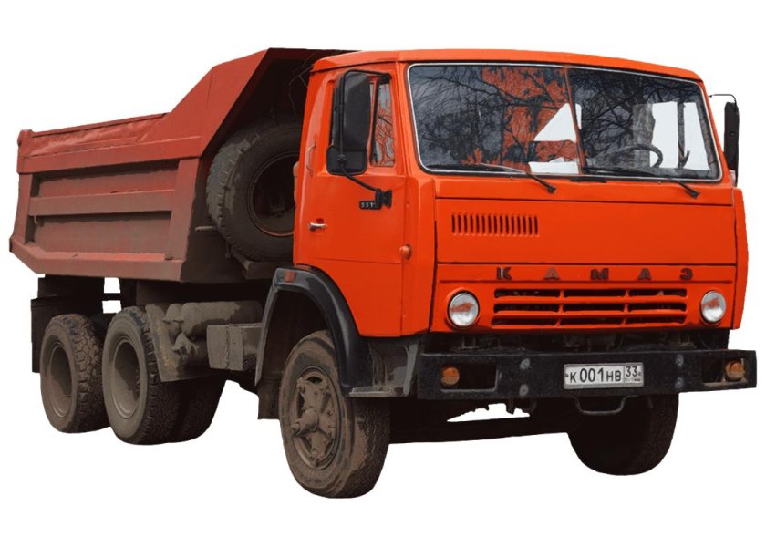 КАМАЗ 5511 самосвал красный