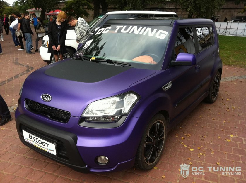 Киа соул фиолетовая