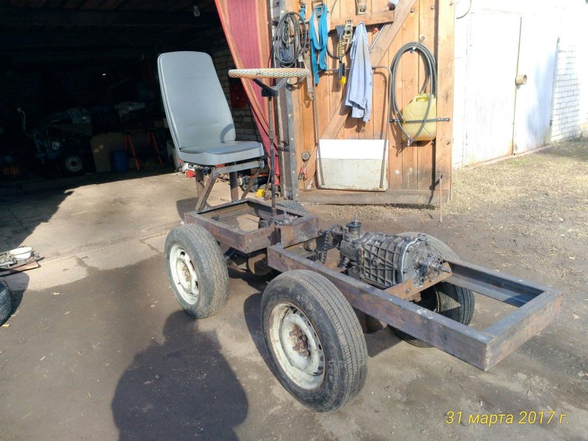 Минитрактор переломка 4х4