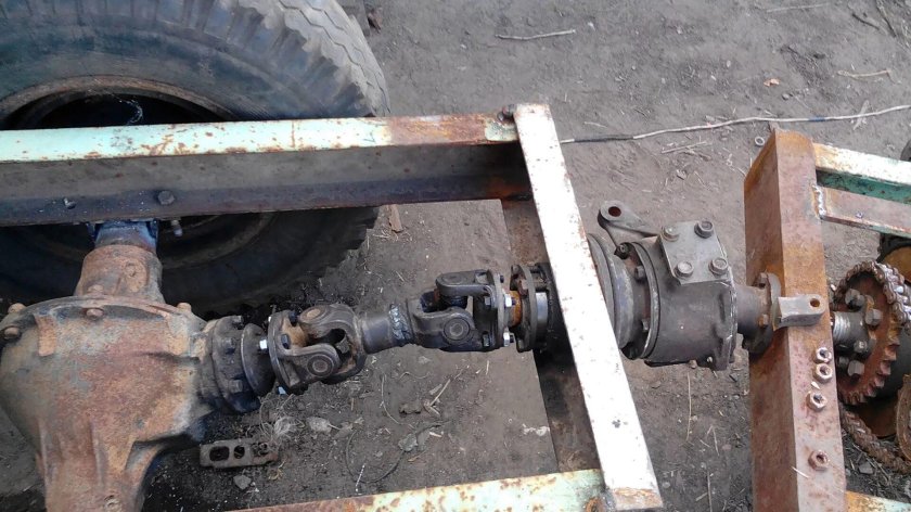 Узел перелома трактора т 150