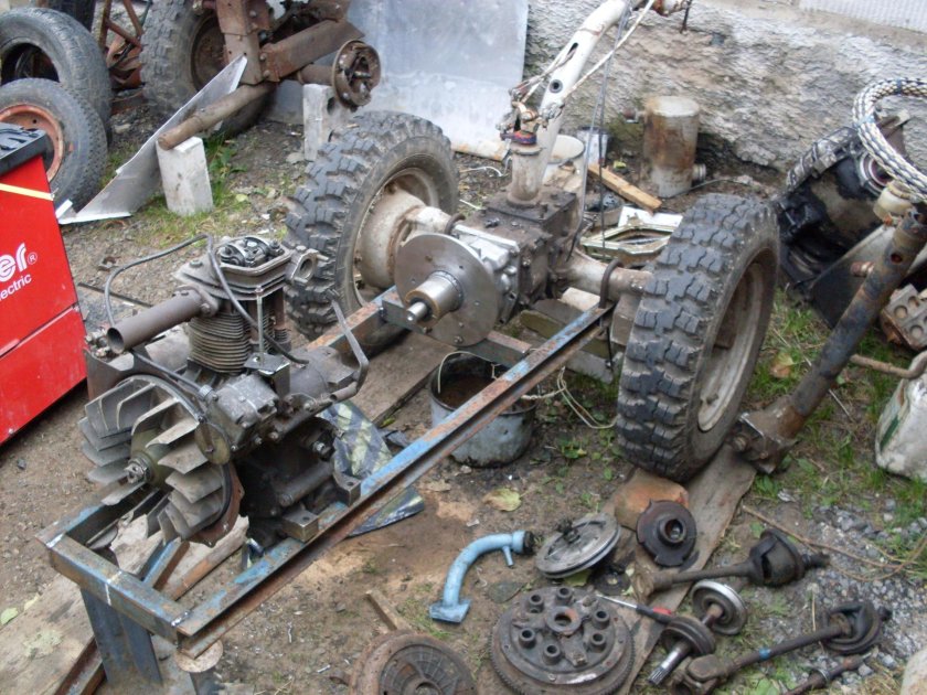 Минитрактор с двигателем от ВАЗ