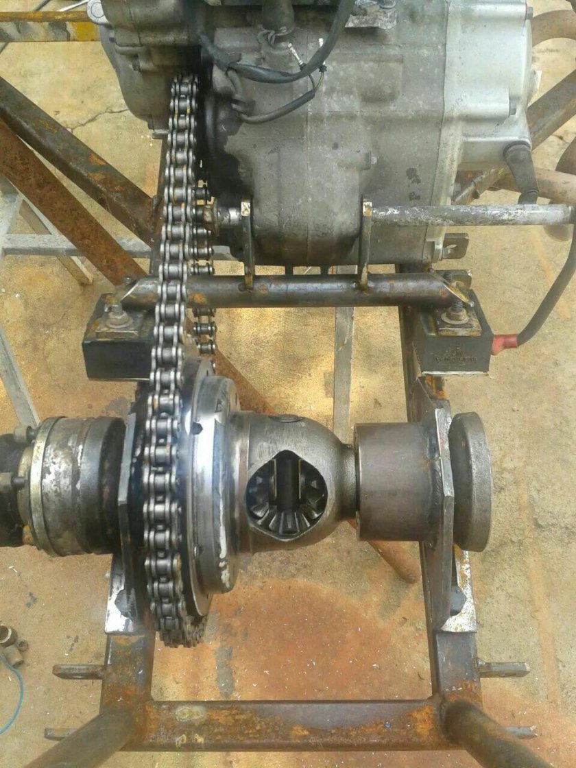 Самодельный редуктор для квадроцикла